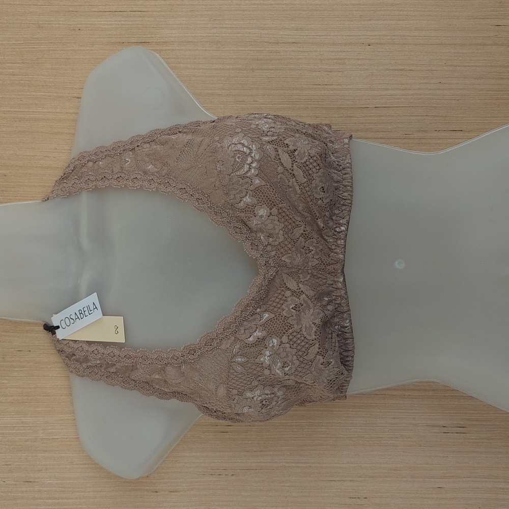 Cosabella lace halter bralette